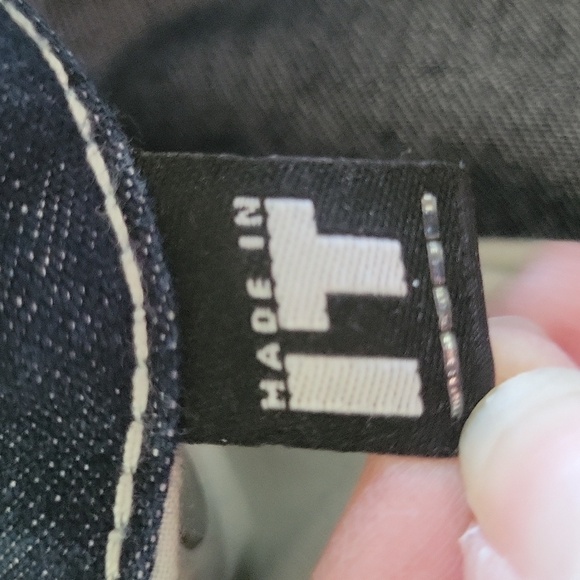 Versace Jeans Couture Straight Leg Pocket Indigo Jeans - Picture 11 of 12